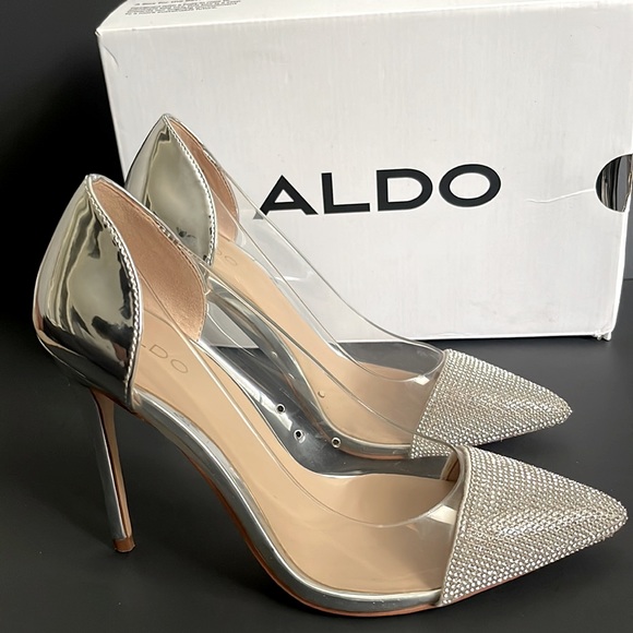Aldo Shoes - ALDO Rhinestone Pointed Toe Pumps Size 8.